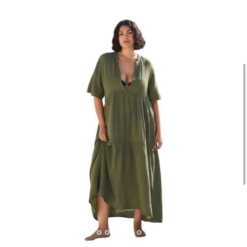ANTHROPOLOGIE The Kallie Flowy Maxi Dress *see description